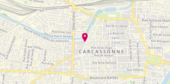 Plan de Logigames, 25 Boulevard de Varsovie, 11000 Carcassonne