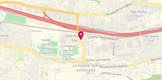 Plan de Je Joue Jeux Partage, 23 Boulevard de la Gare, 13821 La Penne-sur-Huveaune