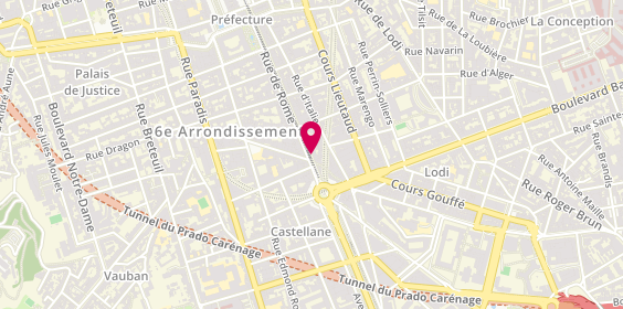 Plan de J.L.R, 207 Rue Rome, 13006 Marseille