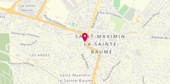 Plan de Les Féeries de Sandrine, 8 Boulevard Jean Jaurès, 83470 Saint-Maximin-la-Sainte-Baume