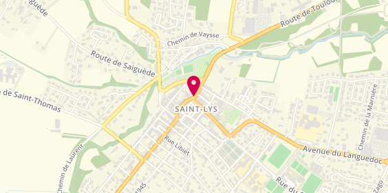 Plan de Les 3 J, 25 Route Toulouse, 31470 Saint-Lys
