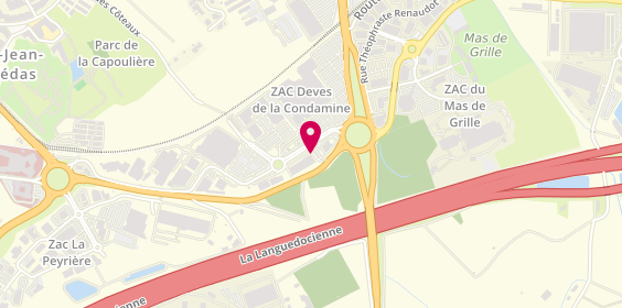 Plan de Aubert Montpellier Saint Jean Vedas, Route de Sète Zone Aménagement Deves de la Condamine Face à Carrefour, 34430 Saint-Jean-de-Védas