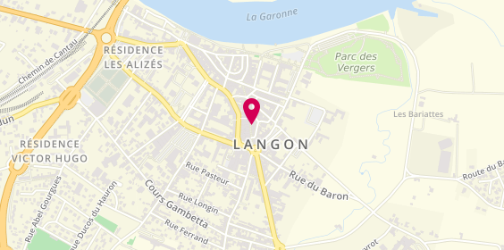 Plan de Le Renard et la Souris, 48 Rue Maubec, 33210 Langon