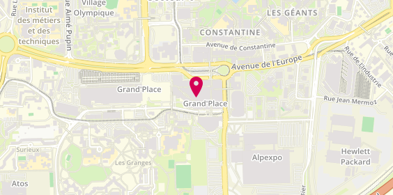 Plan de Oxybul Eveil & Jeux, Centre Commercial Grand Place 118 Grand Place, 38100 Grenoble