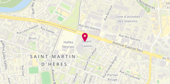 Plan de Micromania - Zing SAINT MARTIN d'HERES - Fermé, 76 avenue Gabriel Péri, 38400 Saint-Martin-d'Hères