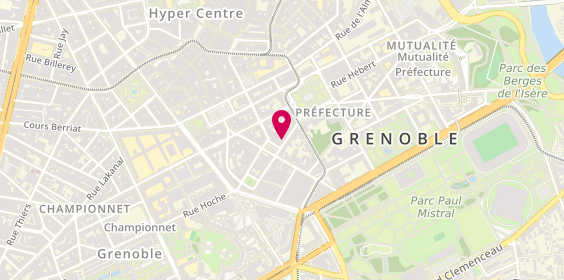 Plan de Les Contrées du Je, 6 Rue Beyle Stendhal, 38000 Grenoble