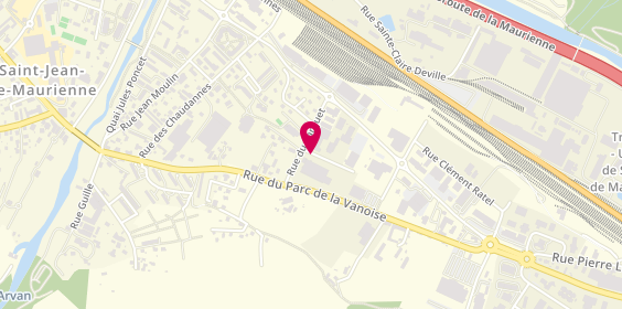 Plan de King Jouet, Rue des Encombrés, 73300 Saint-Jean-de-Maurienne