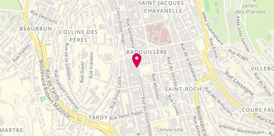 Plan de L'Aire du Vent, 52 Rue Gambetta, 42000 Saint-Étienne