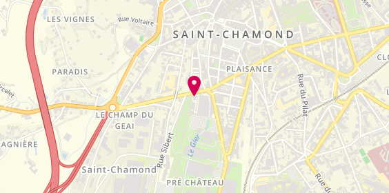 Plan de JouéClub, 2 Rue Maurice Bonnevialle, 42400 Saint-Chamond