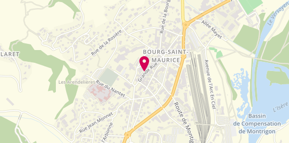 Plan de L'Orée des idées, 148 Grande Rue, 73700 Bourg-Saint-Maurice