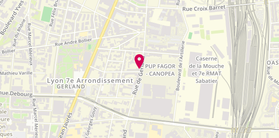 Plan de Agility Magicirk, 136 Rue de Gerland, 69007 Lyon