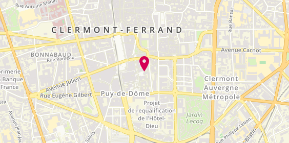 Plan de La Centrale des Jeux, 3 Pl. Louis Aragon, 63000 Clermont-Ferrand