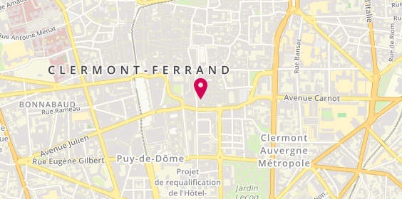 Plan de Afk Shopping, 18 Rue Saint-Esprit, 63000 Clermont-Ferrand