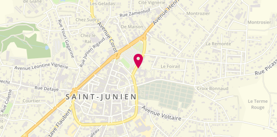 Plan de Joue Club, avenue Anatole France, 87200 Saint-Junien