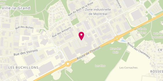 Plan de King Jouet, 6 Rue de Montréal, 74100 Ville-la-Grand