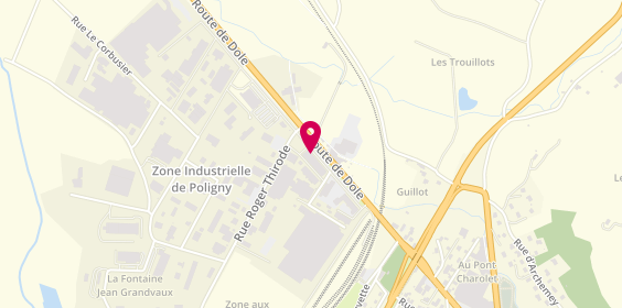 Plan de L'Ile Aux Trésors, Rue Nicolas Appert, 39800 Poligny