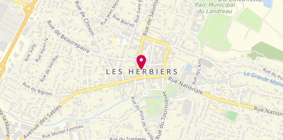 Plan de Tanière du Jeu, 3 Rue des Halles, 85500 Les Herbiers