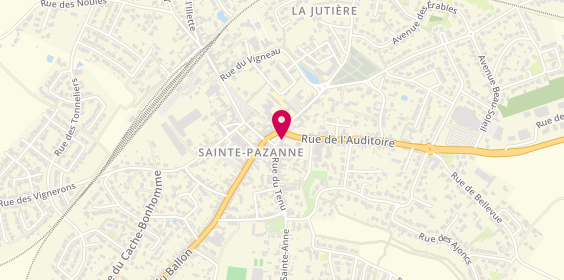 Plan de Sur la Route du Jeu, 11 place de Retz, 44680 Sainte-Pazanne