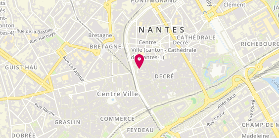 Plan de Terres de Jeux, 7 Rue des 3 Croissants, 44000 Nantes