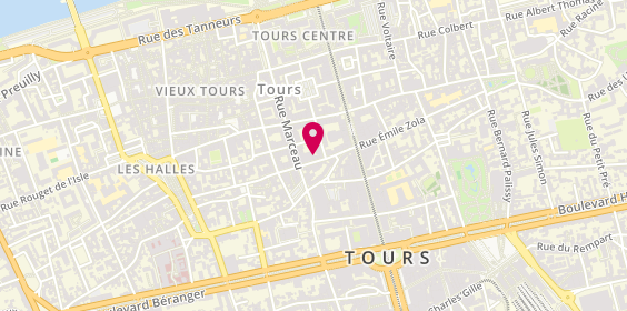 Plan de Games Workshop, 19 Rue Néricault Destouches, 37000 Tours