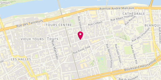 Plan de Saperlipopette Moulin Roty la boutique, 28 Rue de la Scellerie, 37000 Tours