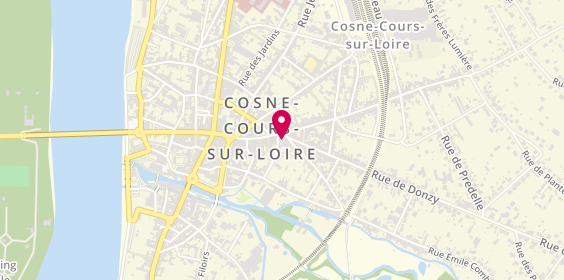Plan de Le Grand Carrousel, 2 Rue de Donzy, 58200 Cosne-Cours-sur-Loire