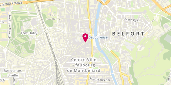 Plan de Micromania - Zing BELFORT CENTRE VILLE, 11 Faubourg de France Rue Du, 90000 Belfort