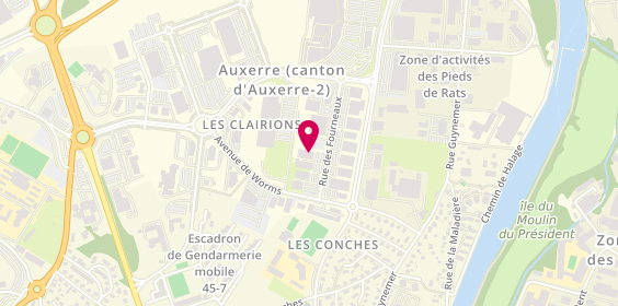 Plan de JouéClub, 7 Rue des Fourneaux, 89000 Auxerre