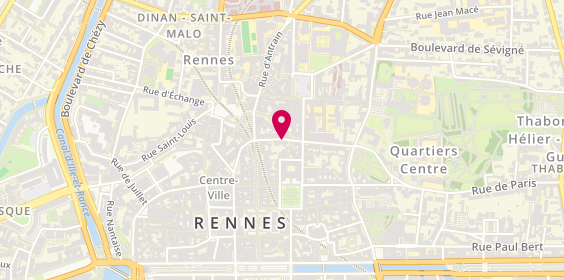 Plan de La Maison de Zazou, 12 Rue de Bertrand, 35000 Rennes