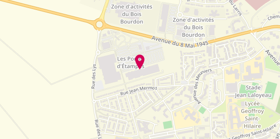Plan de JouéClub, Rue des Lys - Zone Aménagement de Guinette Centre Commercial Les Portes D, 91150 Étampes