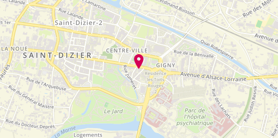 Plan de Jouéclub, 66 Rue Gambetta, 52100 Saint-Dizier