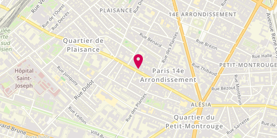 Plan de La Grande Récré, 120 Rue d'Alésia, 75014 Paris