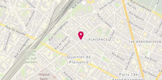 Plan de Nom d'Une Bric, 99 Rue Raymond Losserand, 75014 Paris