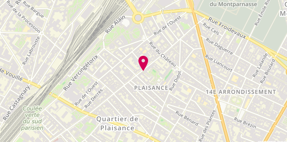 Plan de L'Atelier de Geppetto, 69 Rue Raymond Losserand, 75014 Paris