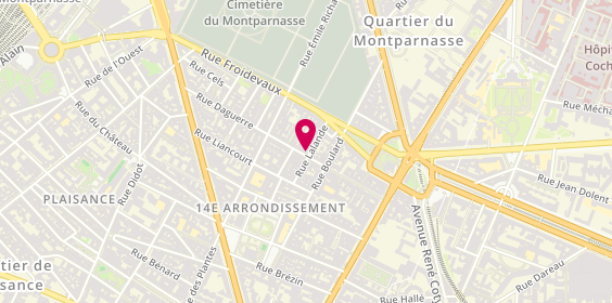 Plan de Les Cousins d'Alice, 36 Rue Daguerre, 75014 Paris