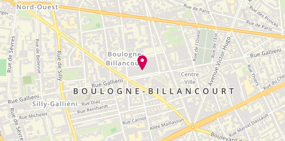 Plan de Oxybul Eveil & Jeux, Passage Hôtel de Ville Rez de Chemin 5 Rue Tony Garnier, 92100 Boulogne-Billancourt