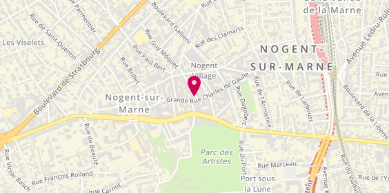 Plan de Jouets Sajou, 117 Grande Rue Charles de Gaulle Gde Rue
1 Rue Saint-Sébastien, 94130 Nogent-sur-Marne