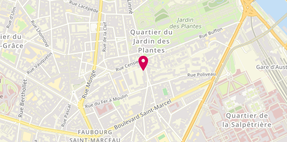 Plan de Parkage, 25 Rue Geoffroy-Saint-Hilaire, 75005 Paris