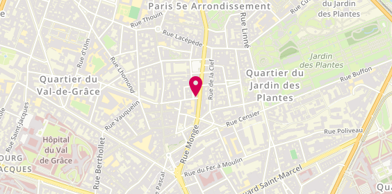 Plan de L'Éléphant rose, 86 Rue Monge, 75005 Paris