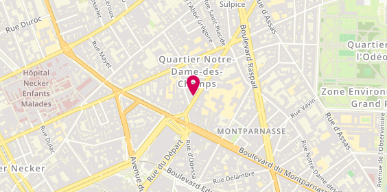 Plan de Valege Lingerie, 146 Bis Rue de Rennes, 75006 Paris