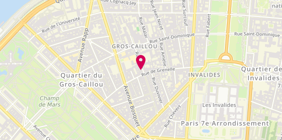 Plan de Les Lapins d'Alice, 22 Rue Cler, 75007 Paris