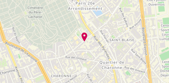Plan de La Truite Enchantée, 80 Rue de Bagnolet, 75020 Paris