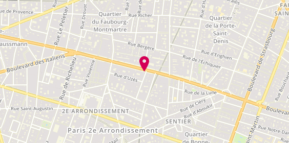 Plan de Aubert Paris, Métro 8 et 9 - Station
11 Boulevard Poissonnière, 75002 Paris