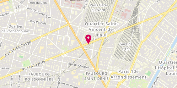 Plan de Aux Sept Merveilles, 144 Rue la Fayette, 75010 Paris