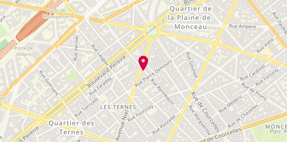 Plan de Le Bonhomme de Bois, 46 avenue Niel, 75017 Paris