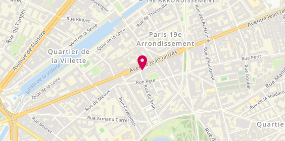 Plan de Les Merveilles D 'Oona, 106 Rue de Meaux, 75019 Paris