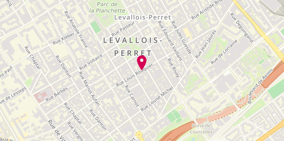 Plan de Bonhomme de Bois - Levallois - Magasin de jouets, 74 Rue Louis Rouquier, 92300 Levallois-Perret