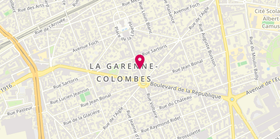 Plan de Boule de Gomme, 23 Rue Voltaire, 92250 La Garenne-Colombes