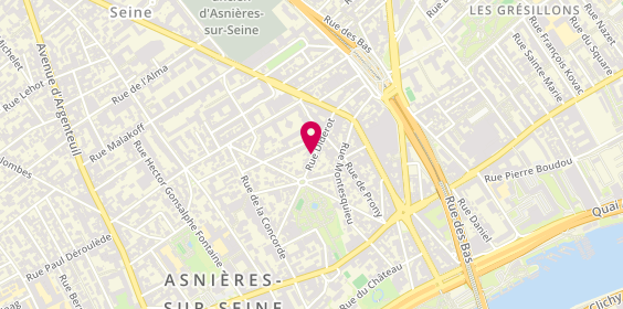 Plan de Doniol-valcroze Laurent, Entree 2 27 Rue Diderot, 92600 Asnières-sur-Seine