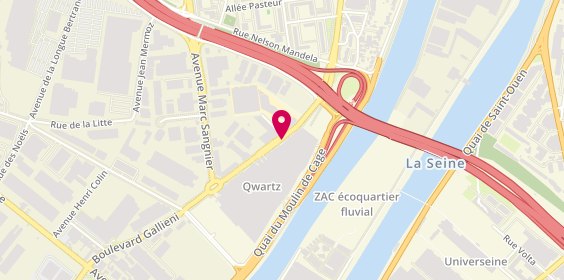 Plan de La Grande Récré, Centre Commercial Qwartz Quai de Seine 22 Boulevard Galliéni, 92390 Villeneuve-la-Garenne